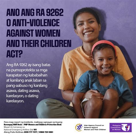 vawc poster ra 9262|Philippine Commission on Women.